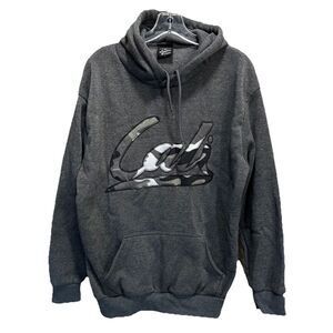 Apparel Collection Long Sleeve Gray/White‎ Camo "Cali"  Hoodie Size L Pocket